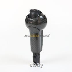 100% Real Black Carbon Fiber Gear Shift Knob For Ford Mustang 2015-2022
