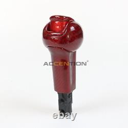 100% Real Red Carbon Fiber Gear Shift Knob For Ford Mustang 2015-2022