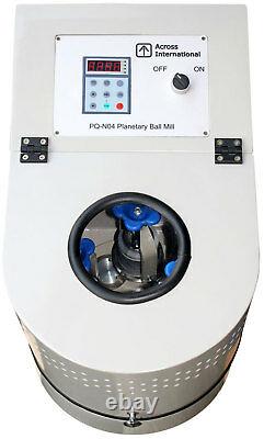 110V 4x100ml Gear Drive Automatic Planetary Ball Mill Mixer 4 Station Mixer