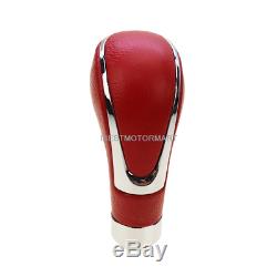 1X Universal Genuine Leather Automatic Car Shift Knob Manual Gear Stick Shifter