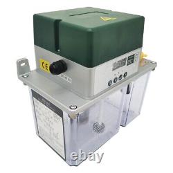 220V Electric Lubrication Pump 4L Automatic Gear Pump Digital Display Oiler New