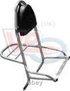 3 In 1 Chrome Back Rest Vespa PX 125 150 200 LML Star 2T 4T Automatic Geared