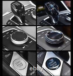 3Pcs Fits For BMW 3 Series G20 G21 G28 2020-2022 Crystal Gear Shift Knob Set