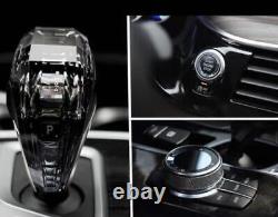 3pc Set Crystal Gear Shift Knob M for BMW All Series G05 G06 G07 G15 G20 G30 G29