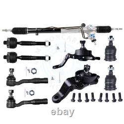 9x For Toyota Sequoia Tundra Power Rack & Pinion Tie Rod End Lower Ball Joint