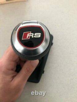 Audi A4 S4 RS4 A5 S5 RS5 RS6 gear shift knob automatic S-tronic with white seams