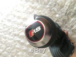 Audi TT RS TTS TTRS 8S DSG alcantara gear knob gear stick leather gaiter
