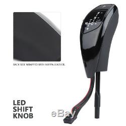 Auto LHD Automatic LED Gear Shift Knob Shifter Lever for E90 E91 E93 E81 E82