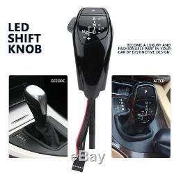 Auto LHD Automatic LED Gear Shift Knob Shifter Lever for E90 E91 E93 E81 E82
