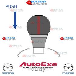 AutoExe Leather Spherical Auto Gear Shift Knob fits 2019-2021 Mazda3 Axela BP