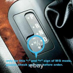 Automatic F30 Style Carbon Fiber LED Shift Knob Gear Shifter for BMW E90 E92 E93