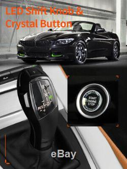 Automatic LED Shift Knob Gear Shifter For BMW E90 E92 E93 F30 Style Black