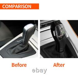 Automatic LED Shift Knob Gear Shifter For BMW E90 E92 E93 F30 Style Black LHD OA