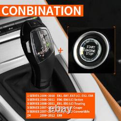 Automatic LED Shift Knob Gear Shifter For BMW E90 E92 E93 F30 Style Black LHD OA