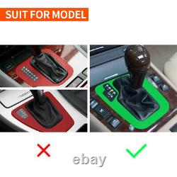 Automatic LED Shift Knob Gear Shifter For E46 E60 E61 E63 A+B Carbon Fiber New