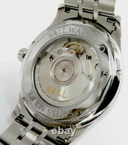 BALL WATCH Train Master NM3288D-SJ-WH Limited Watch White x Silver Used F/S