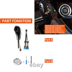 Black Automatic LED Shift Knob Gear Shifter For E46 E60 E61 E63 E64