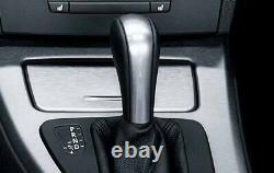 Bmw New Genuine E92 E93 3 Series Automatic Leather/chrome Ring Gear Shift Knob