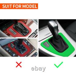 Car Black Automatic LED Shift Knob Gear Shifter For BMW E90 E92 E93 Part A+B US