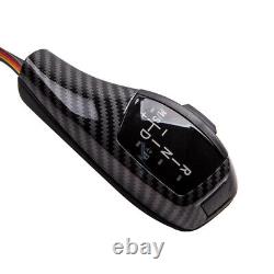 Car F30 Style Carbon Fiber LED Shift Knob Gear For BMW E92 E93 3 Series 2007-10