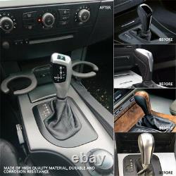 Car LED Gear Shift Knob Automatic Shifter Lever for BMW E46 E60 E61 Left Hand Dr