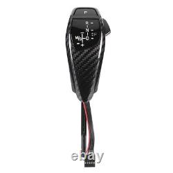 Car RHD LED Knob Automatic Gear Shifter Lever For E46 E60 E612 X 2 Carbon Fiber