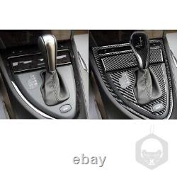 Carbon Fiber Automatic Gear Shift Knob Part Kits For BMW E63 6 series 2004-2006