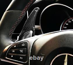Carbon Steering Wheel Paddle Shifter Extension For Mercedes C CLA E GLC GLA