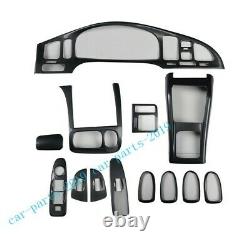 Carbon fiber Inner kit Cover Trim For Hyundai Elantra 2007-2011 automatic gear