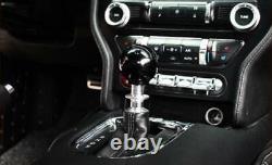 Console Gear Shift Knob Rod Trim Carbon Fiber 2015-2021 For Ford Mustang Shelby