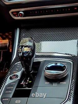 Crystal Gear Shift Knob 3PCS For BMW X3 X4 X5 X6 X7 Z4 I4 2019-2023