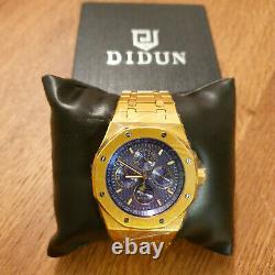 DIDUN Watch Mens Watch Top Automatic Gear Gold Watch Waterproof Limited Edition