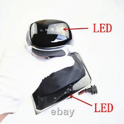 @Electronic LED Gear shift Knob+Gaiter withLED Panel for VW Golf MK7 7.5