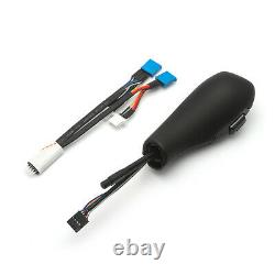 F30 Style Carbon Fiber LED Shift Knob Gear Selector Upgrade For BMW E90 E92 E93