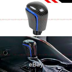 FOR 18-2020 TOYOTA CAMRY REAL CARBON FIBER AUTOMATIC AT SHIFT KNOB With BLUE STRIP