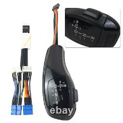 For BMW 3er 5er E46 E60 E61 Automatic LED Gear Shift Stick Handle (Black)