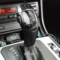 For BMW 5 7 Series E39 E38 Carbon Fiber LED LHD Automatic Gear Shift Knob Lever