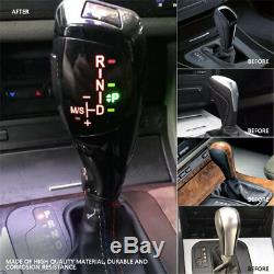 For BMW E46 E60 E61 Silver Modified LED LHD Auto Gear Shift Knob Shifter Lever