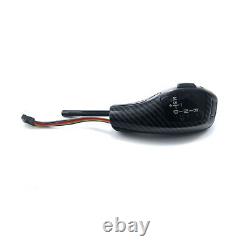 For BMW E90 E92 E93 F30 LHD Automatic LED Shift Knob Gear Shifter Carbon Fiber