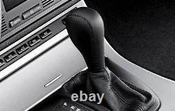 Genuine BMW Gear Stick Selector Knob Black Leather Automatic E31 8 E46 3 Series