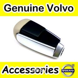 Genuine Volvo V70, XC70 (08-12) Leather Gear Shift Knob (Soft Beige / Automatic)