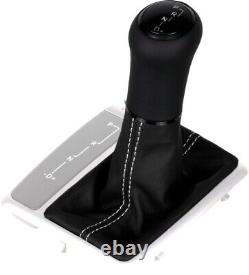 ICT gear shift knob boot for Mercedes SLK R171 LED stitch silver-grey B58