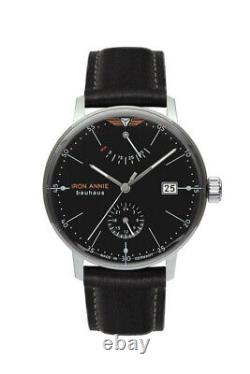 Iron Annie Bauhaus Automatic, Gear Reserve, 5060-2, Black, Wrist Watch, Kal 9132