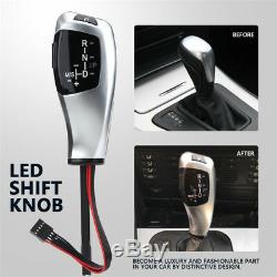 LED Gear Shift Knob Shifter Lever for BMW E46 E60 E61 LHD Automatic Gear Head