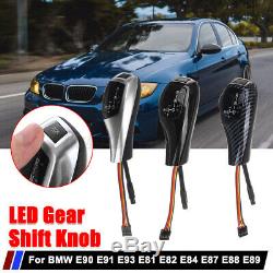 LED Gear Shift Knob Stick Lever Automatic Knob For BMW E90 E91 E92 E93