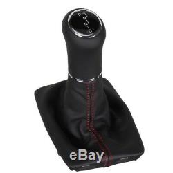 LED ICT gear shift knob Mercedes C Kl. W204 S204 C204 leather thread red new C58