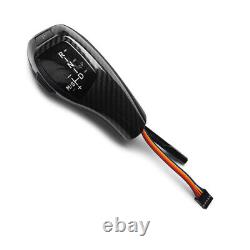 LHD Automatic LED Gear Shift Knob&Carbon Fiber Sticker For BMW E81 E82 Z4 23i