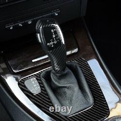 LHD Automatic LED Gear Shift Knob&Carbon Fiber Sticker For BMW E93 Pre-facelift