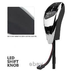 LHD Automatic LED Knob Gear Shifter Lever For E46 E60 E61 E63 E64 Black