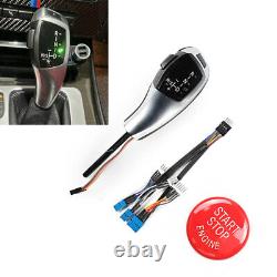 LHD Automatic LED Shift Knob Gear Shifter For BMW 5 Series E60 Pre-facelift 2005